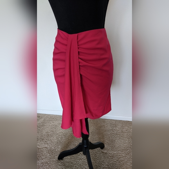 Nasty Gal Dresses & Skirts - NWT Nasty Gal Hot Pink Mini Skirt, size 14